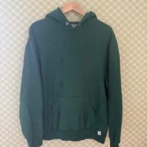 Vintage 90s russell athletic green hoodie